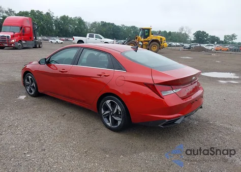 2022 Hyundai Elantra Limited z USA, uszkodzony, nr VIN KMHLP4AGXNU348282